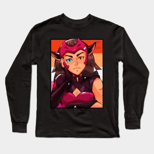 Catra She Ra Lesbian Flag Long Sleeve T-Shirt